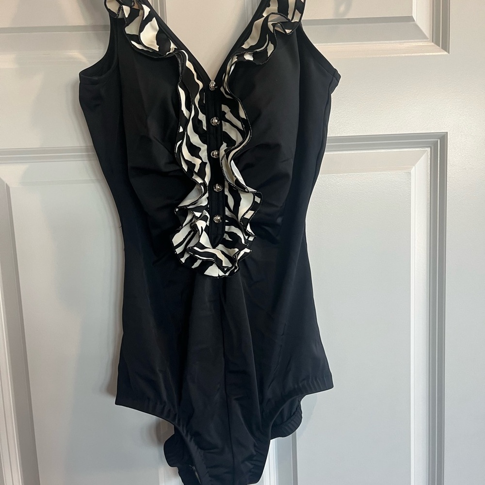 Maxine of Hollywood Black Swimsuit